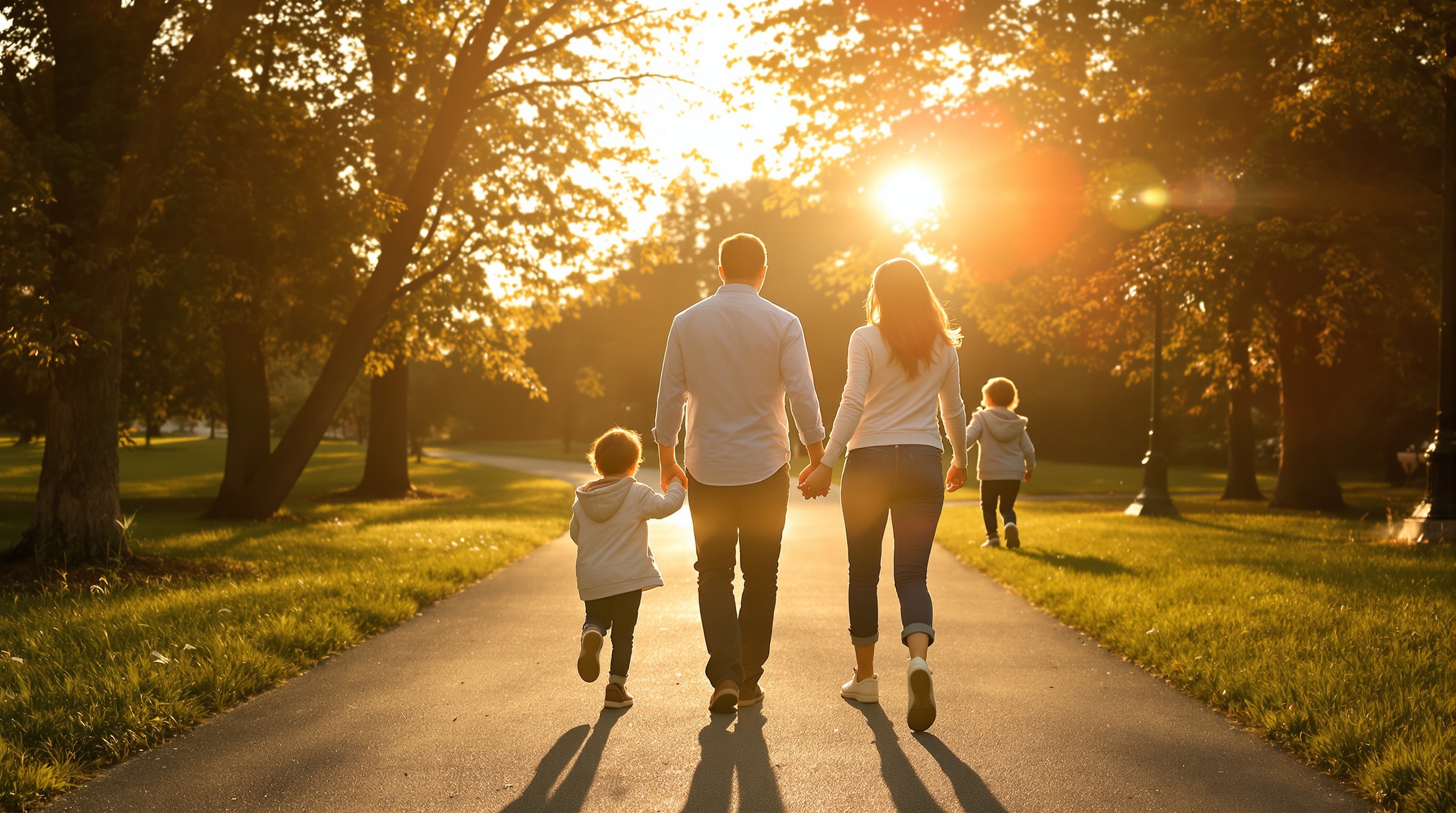 A person browsing a photo album on a tablet in a cozy living room with warm ambient lighting