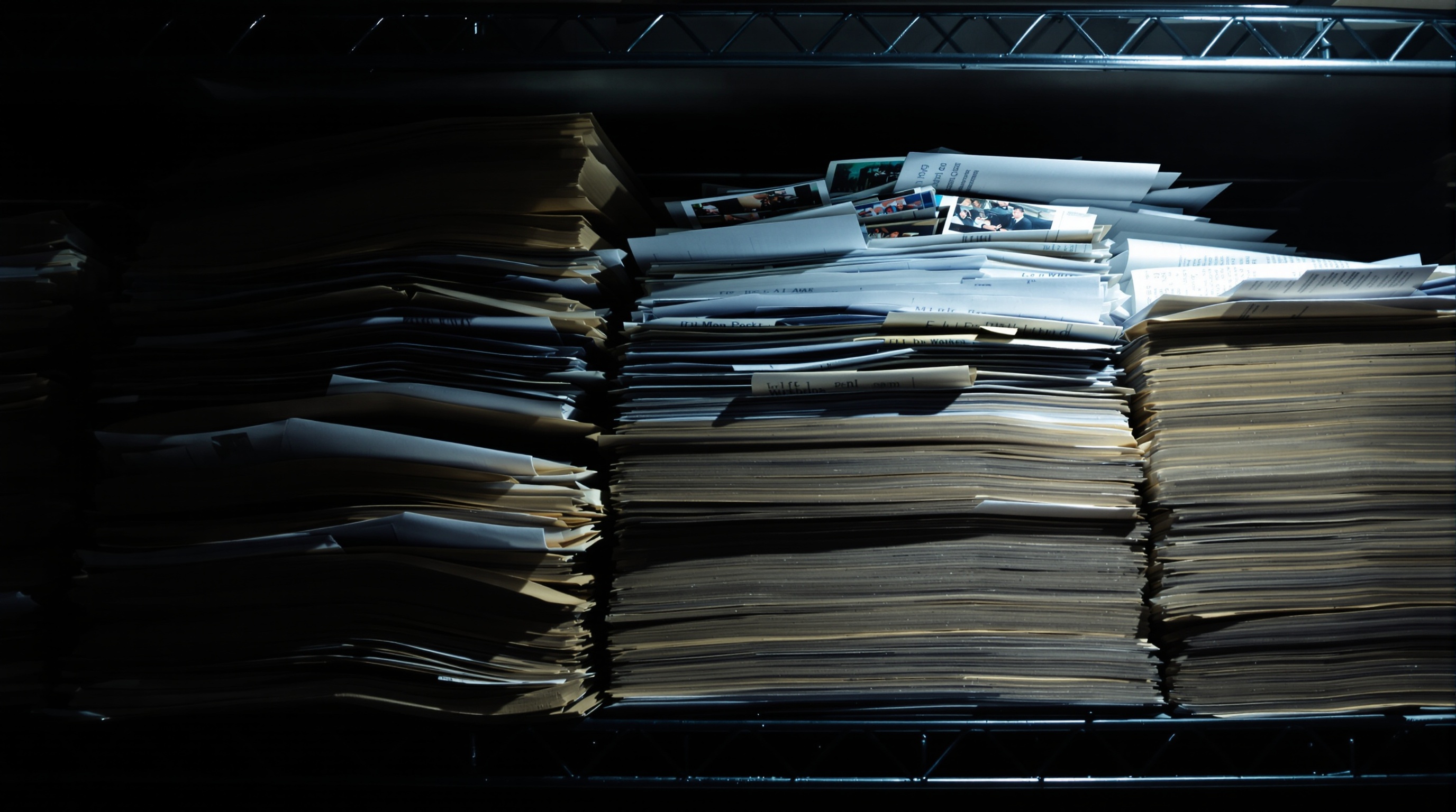 Row of unlocked padlocks lying on a concrete surface, harsh overhead fluorescent light, shot on Fujifilm X-T5 with 23mm f/1.4, shallow depth of field, desaturated tones